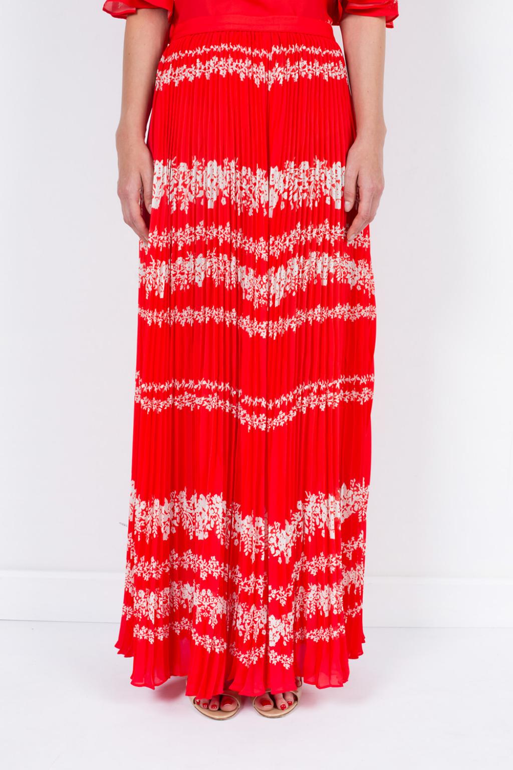 self portrait pleated skirt