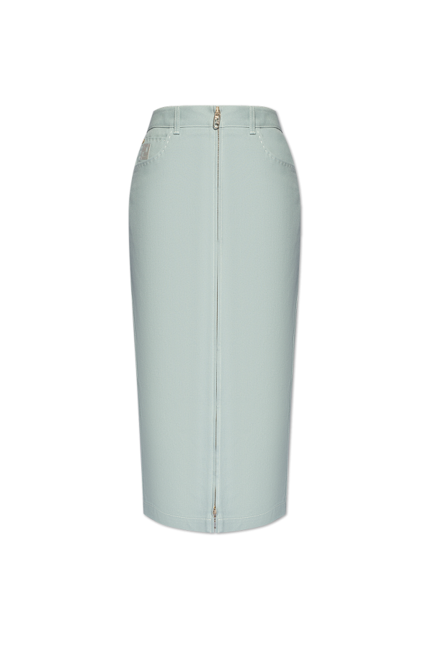 Jeansowa spódnica od Fendi