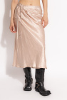 Acne Studios beige Satin skirt