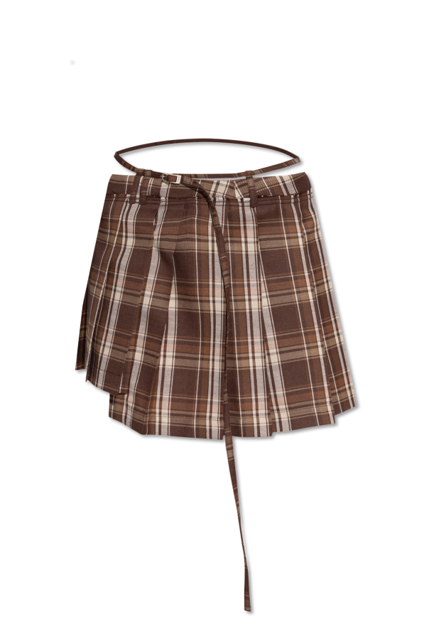 Acne Studios Plaid Skirt