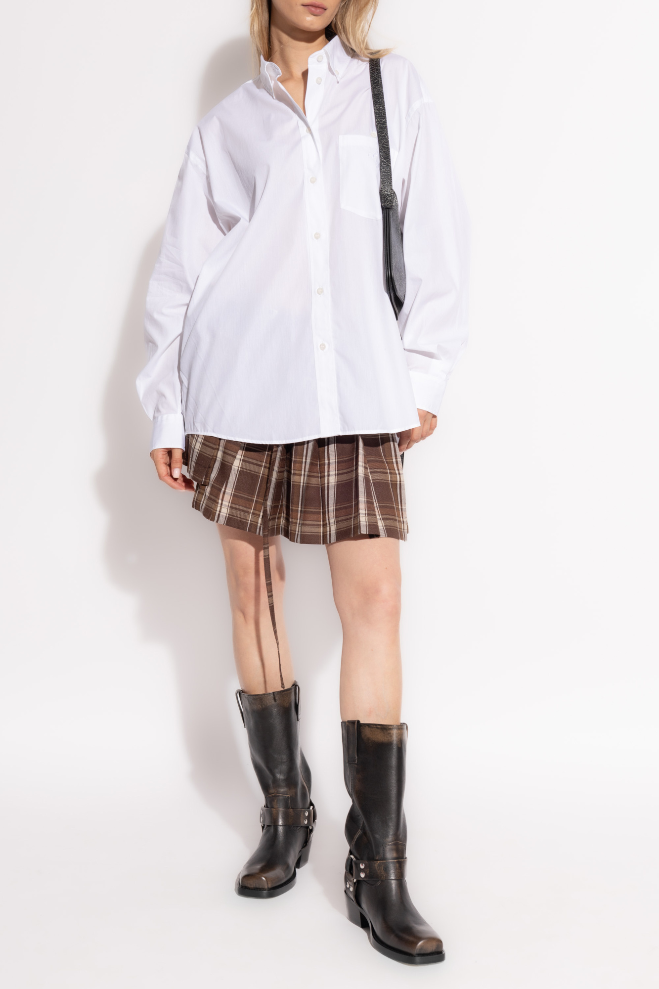 Acne Studios Plaid Skirt