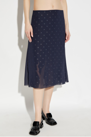 Acne Studios Spotted pattern skirt