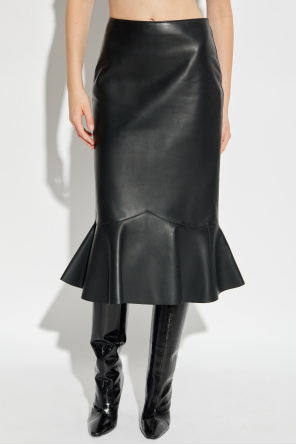 Fendi Leather skirt