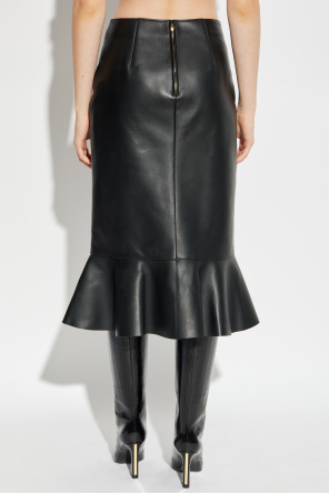 Fendi Leather skirt