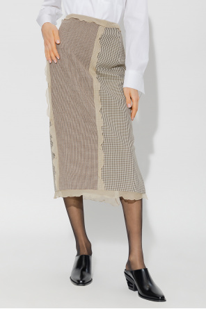 Fendi SWEATER Houndstooth skirt
