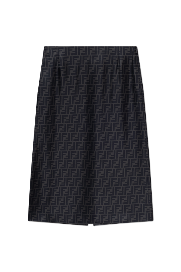 Fendi Silk skirt with monogram