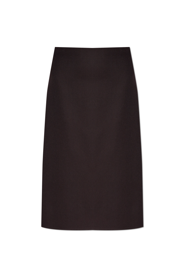 Fendi Wool skirt with slits