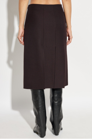 Fendi Wool skirt with slits