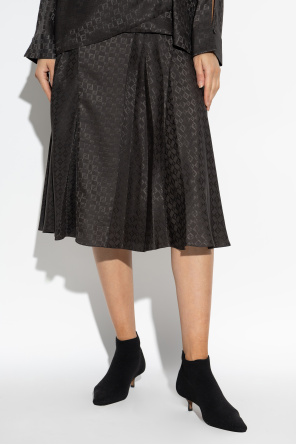 Fendi Silk skirt with monogram