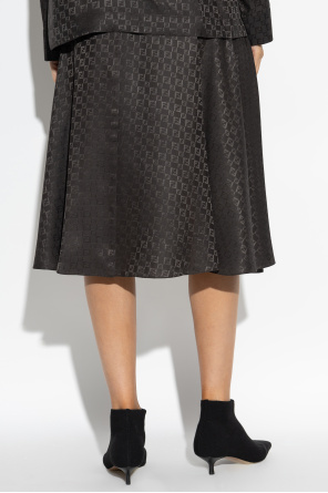 Fendi Silk skirt with monogram