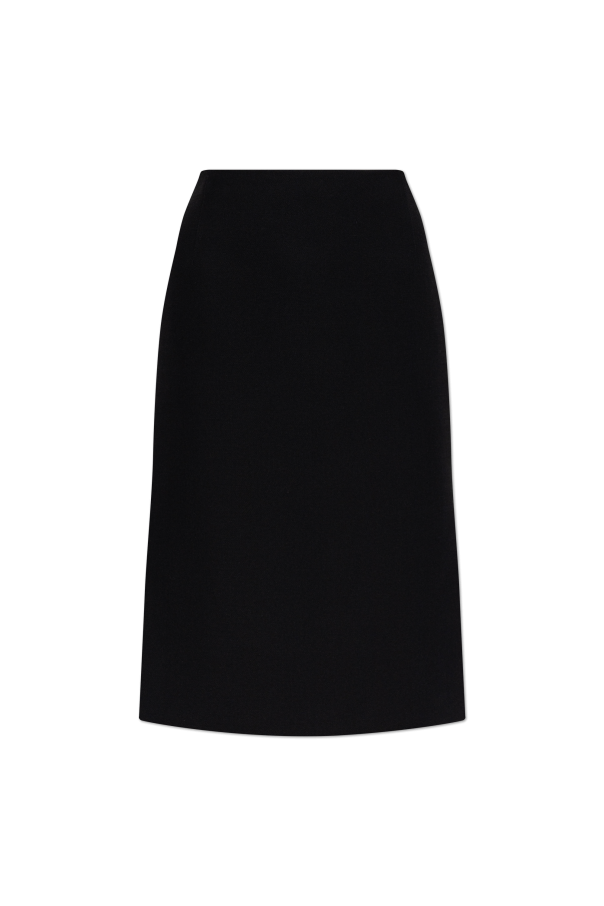 Wool skirt with slits od Fendi