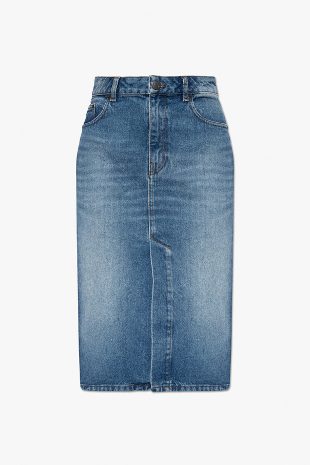 FSK204 601-480 USED BLUE Denim skirt