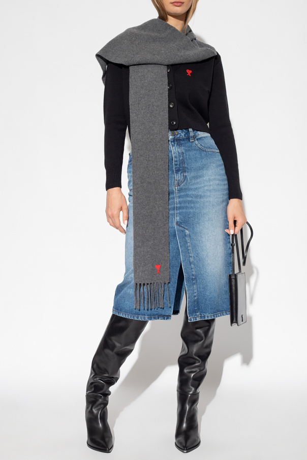 that blurs the line between fashion and art Denim skirt