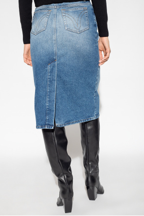 that blurs the line between fashion and art Denim skirt