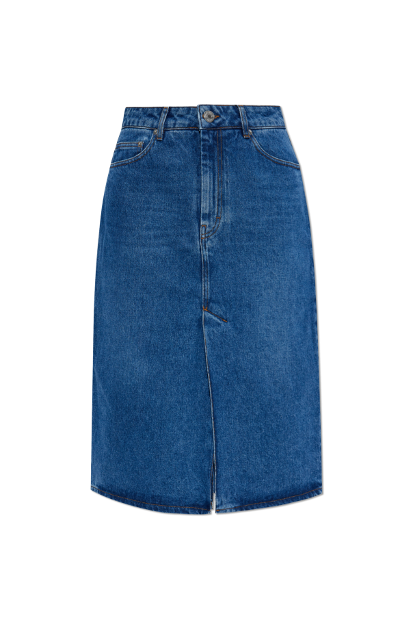 Ami Alexandre Mattiussi Denim skirt