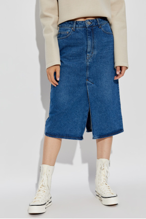 Ami Alexandre Mattiussi Denim skirt