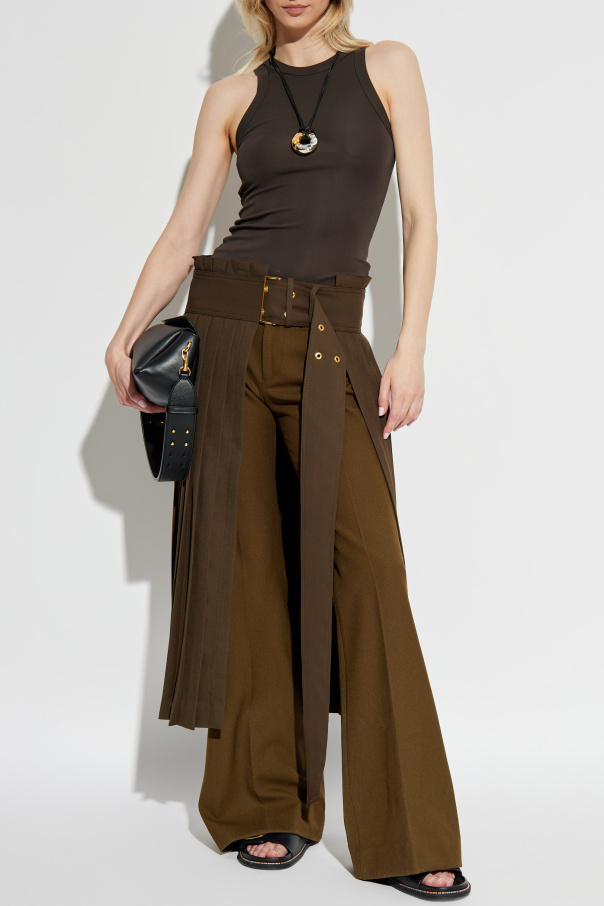 Ami Alexandre Mattiussi Pleated skirt