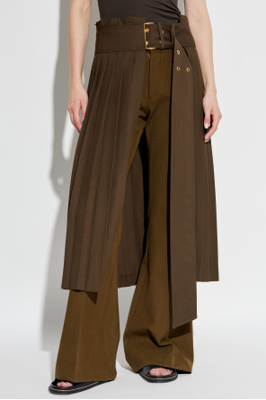 Ami Alexandre Mattiussi Pleated skirt