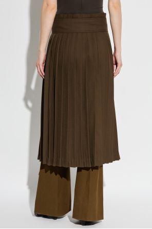 Ami Alexandre Mattiussi Pleated skirt