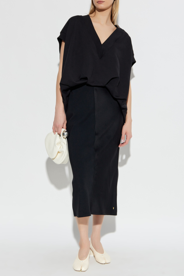 Ami Alexandre Mattiussi Skirt with stitching