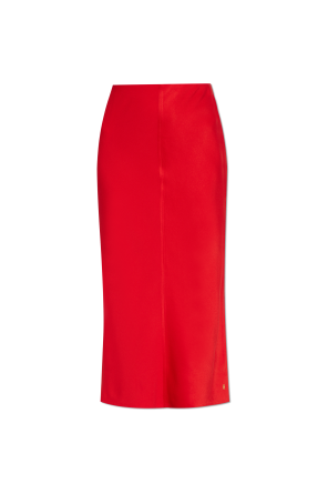 Skirt with stitching