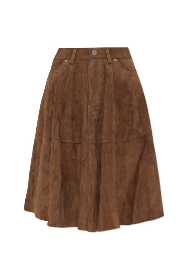 Suede skirt od Ami Alexandre Mattiussi