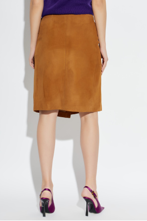 Ami Alexandre Mattiussi Falda de cuero