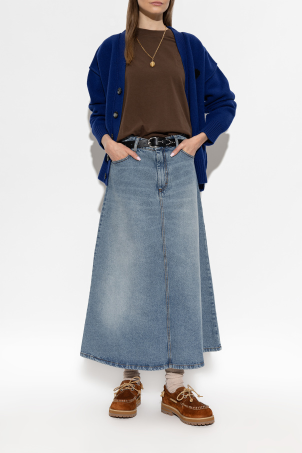 Ami Alexandre Mattiussi Denim skirt