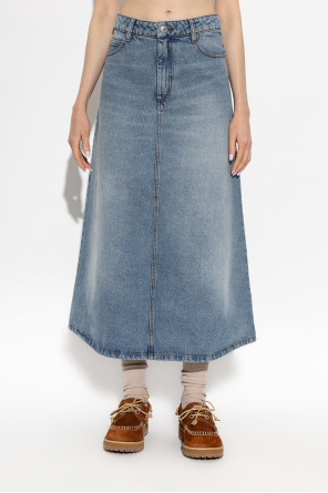 Ami Alexandre Mattiussi Denim skirt