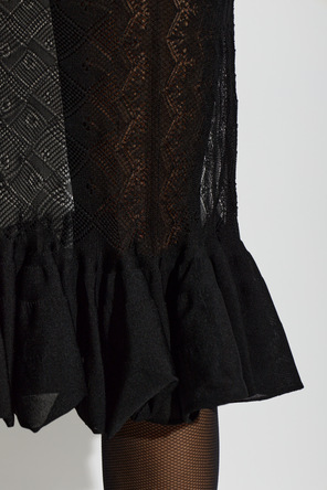 Dolce & Gabbana Transparent skirt with ruffle