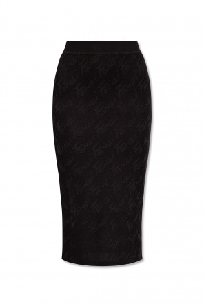 Pencil skirt with fendi brush pattern od Fendi