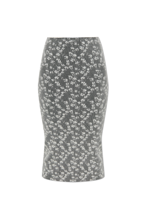 Skirt with floral pattern