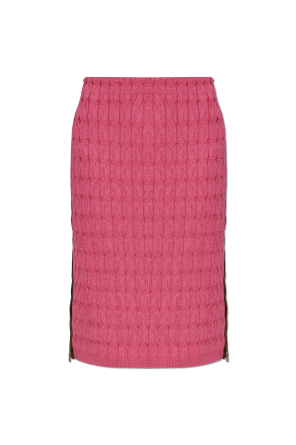 Skirt with decorative weave