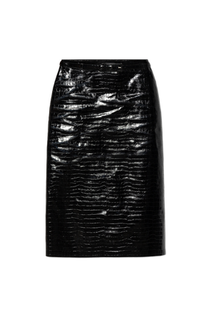 Leather skirt