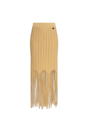 Skirt with a decorative weave