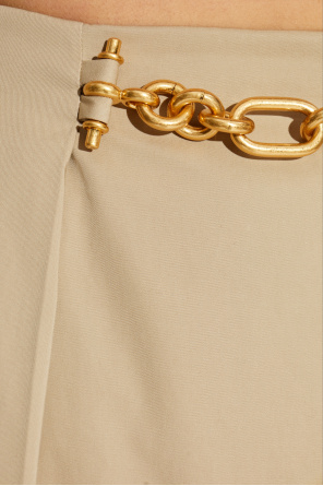 Balmain Falda corta con pinzas