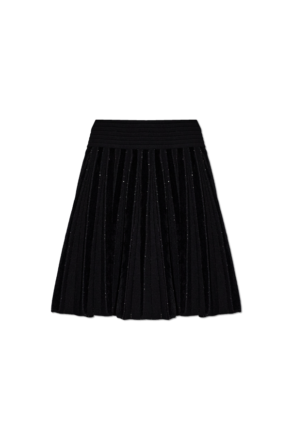 Skirt with shimmering sequins od Balmain