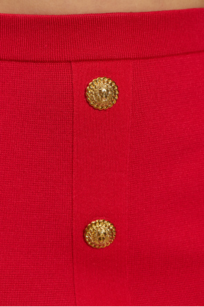 Balmain Pencil skirt with decorative buttons