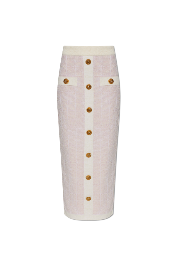 Skirt with lurex thread od Balmain