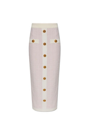 Skirt with lurex thread