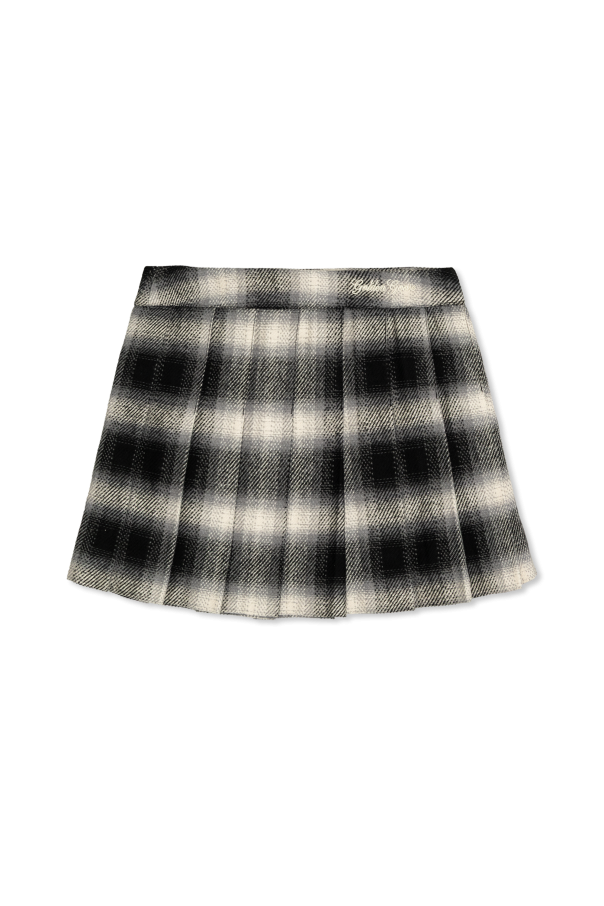 Pleated check skirt od Golden Goose Kids