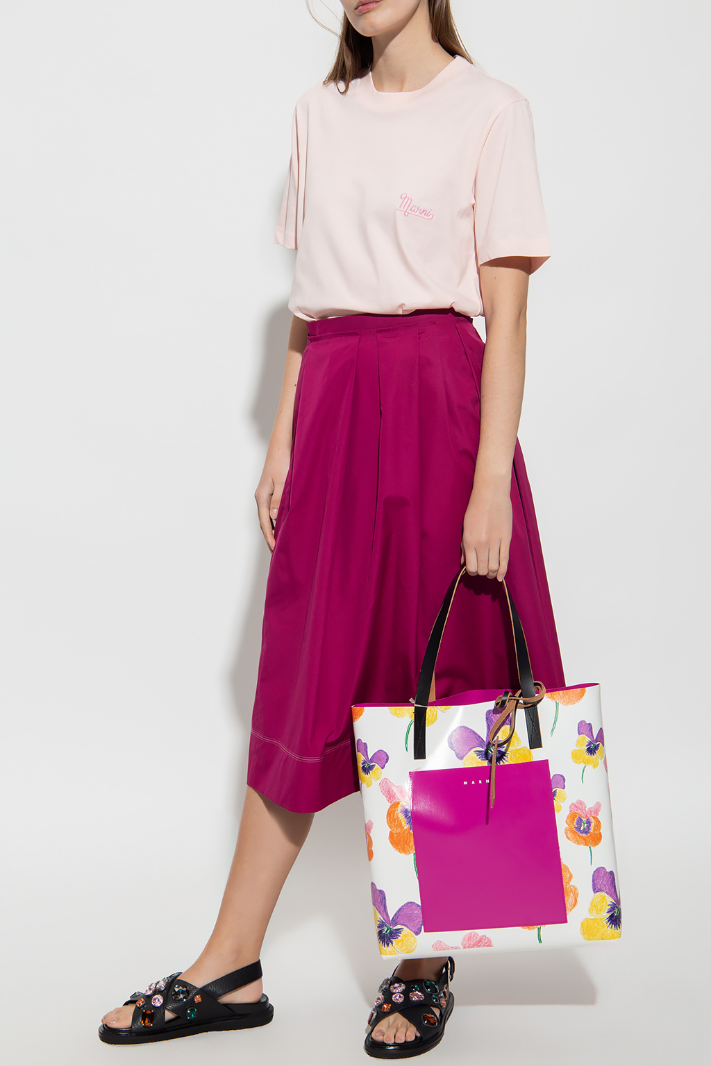 Pink Cotton skirt Marni - Vitkac GB