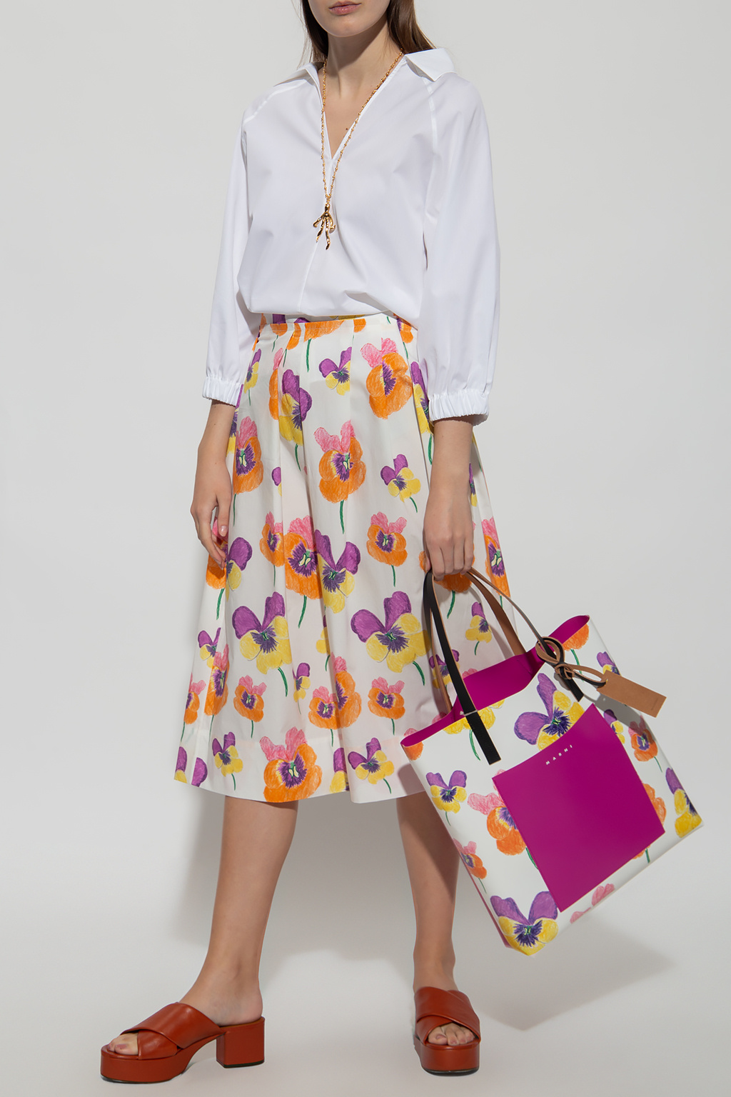 Marni Floral skirt