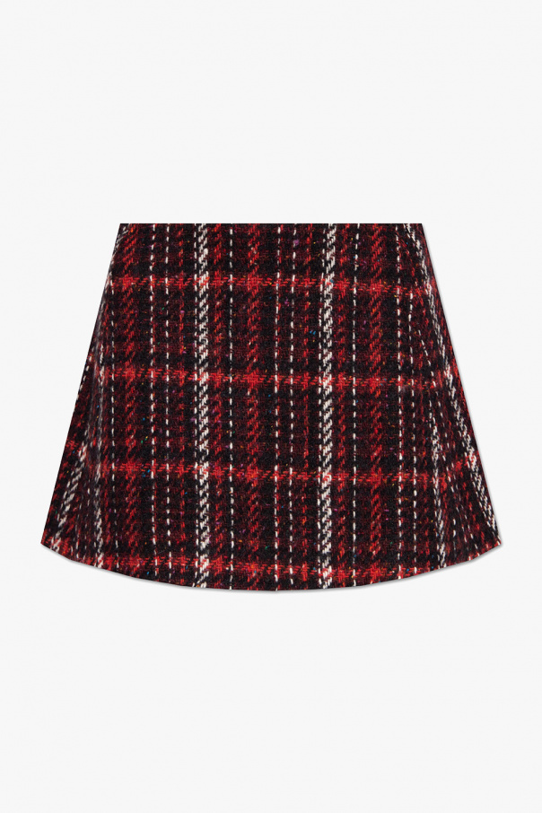 marni fashion Checked mini skirt