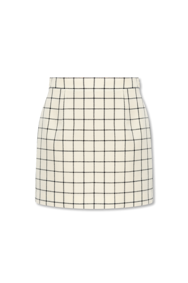Marni Checked skirt with wool