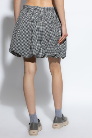 Marni Falda corta de cuadros