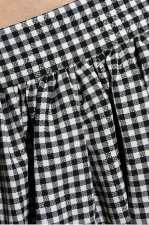 Marni Falda corta de cuadros