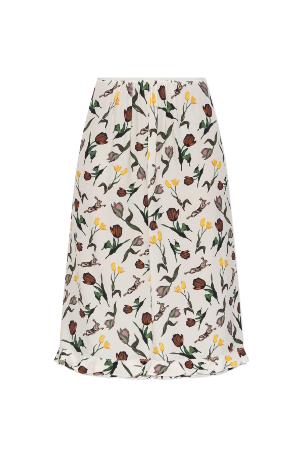 Skirt with floral motif od Marni