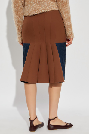 Marni Skirt made of combined fabrics