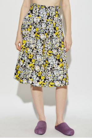Marni Floral print skirt